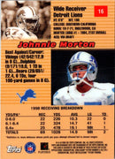 1999 Bowman's Best Johnnie Morton