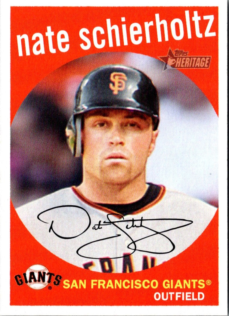 2008 Topps Heritage Nate Schierholtz