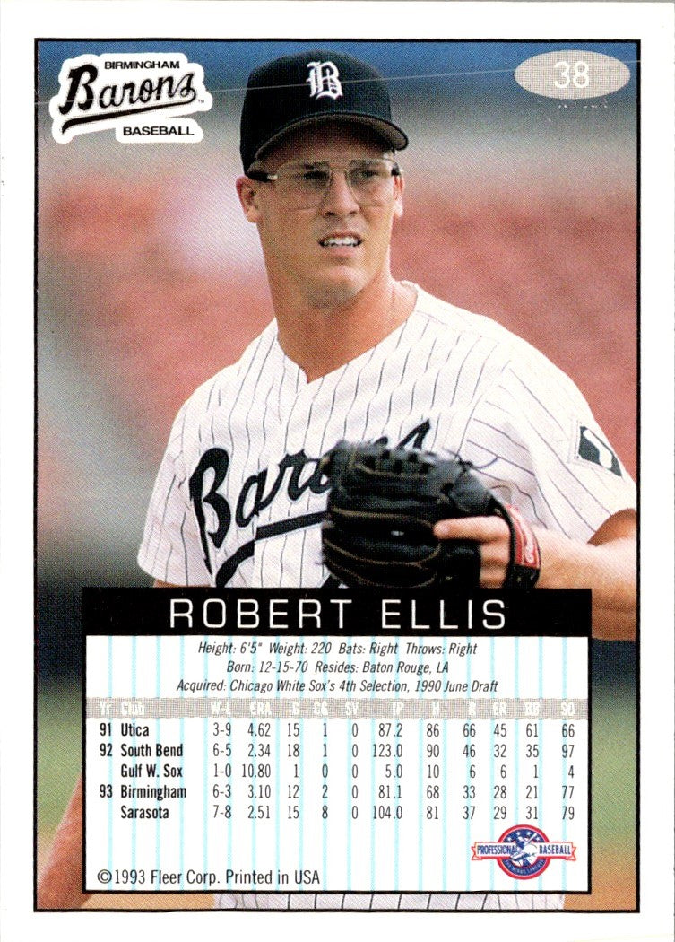 1993 Fleer Excel Robert Ellis