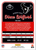 2016 Donruss Vince Wilfork #117