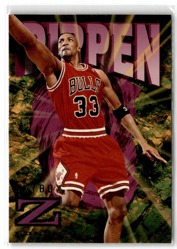 1996 SkyBox Premium NBA Pick-Up Game Sweepstakes Stickers Chicago Bulls #4