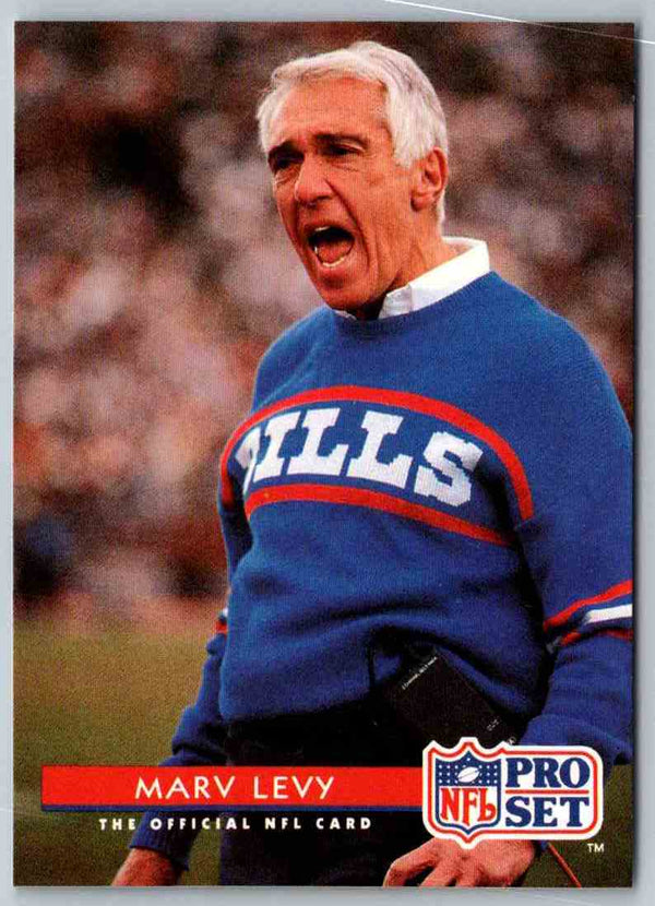 1992 Proset Marv Levy #108