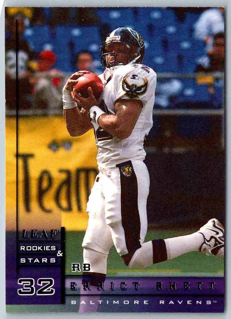 1998 Leaf Rookies And Stars Errict Rhett
