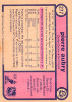 1982 O-Pee-Chee Pierre Aubry #277 Rookie