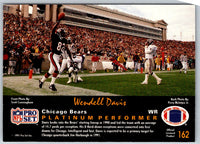 1991 Pro Set Platinum Wendell Davis #162