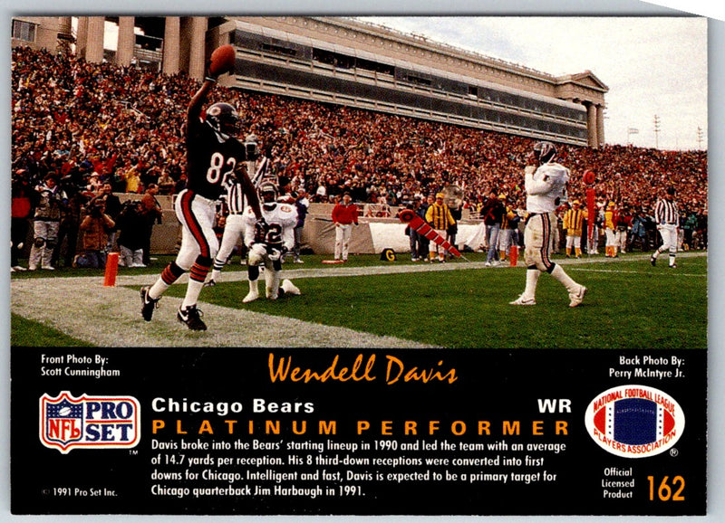 1991 Pro Set Platinum Wendell Davis