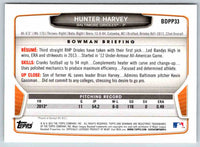 2013 Bowman Hunter Harvey #BDPP33