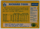 1982 Topps Richard Todd