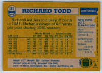 1982 Topps Richard Todd #181