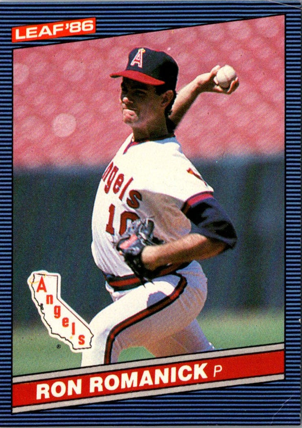 1986 Leaf Ron Romanick #81
