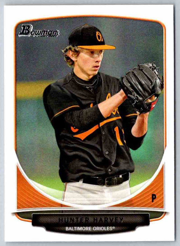 2013 Bowman Hunter Harvey #BDPP33