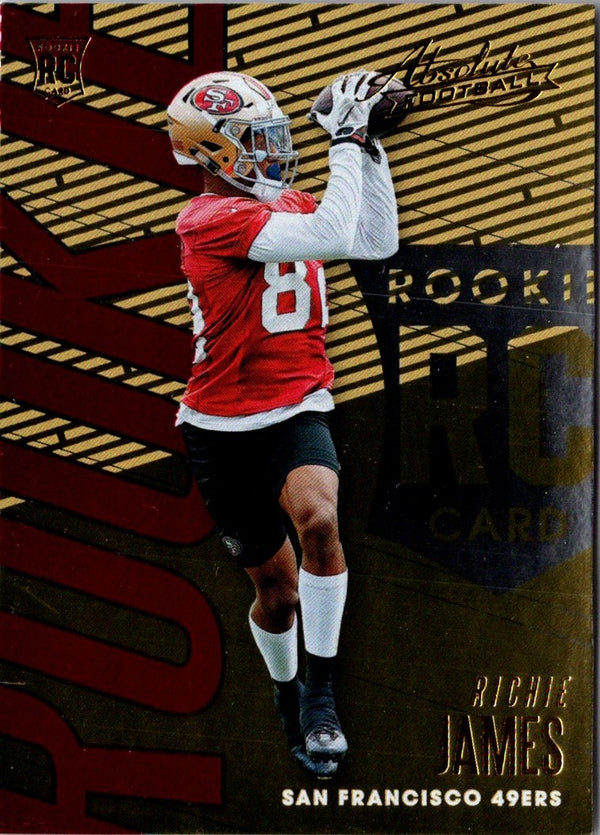 2018 Panini Absolute Richie James #139 Rookie