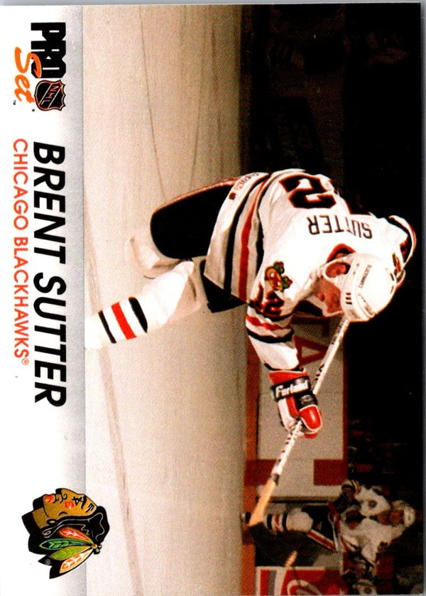 1992 Pro Set Brent Sutter #36