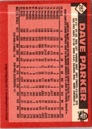 1986 O-Pee-Chee Dave Parker