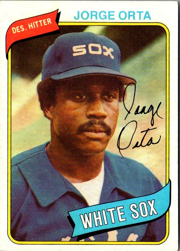 1980 Topps Jorge Orta #442