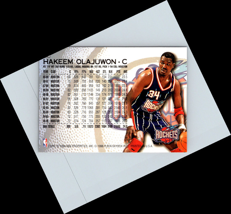 1996 Fleer Olajuwon Â· #