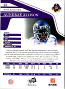 2007 Press Pass Aundrae Allison