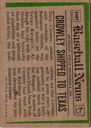 1974 Topps Traded Terry Crowley