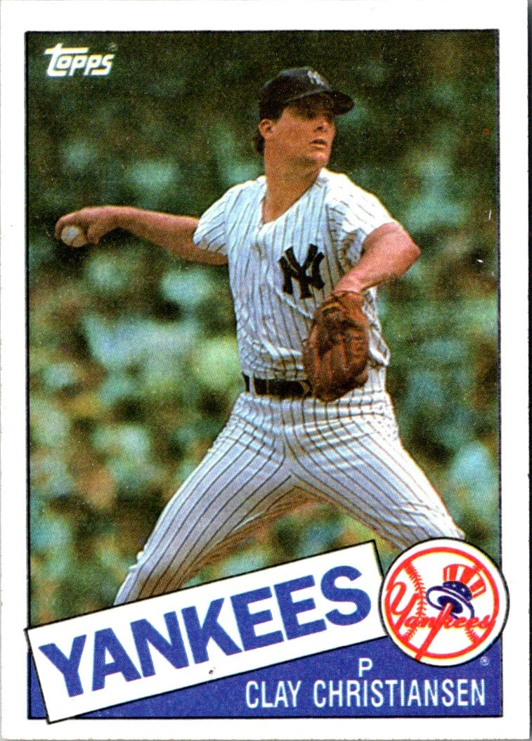 1985 Topps Clay Christiansen