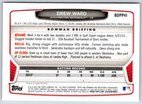 2013 Bowman Drew Ward #BDPP41