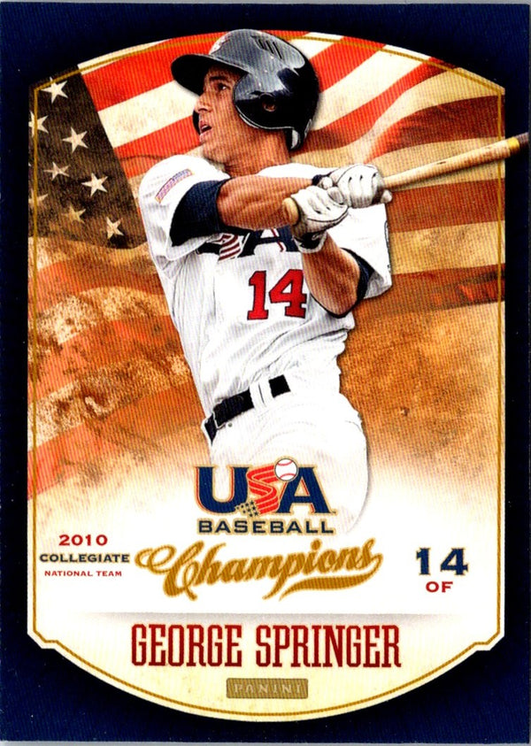 2013 Panini USA Champions George Springer #112