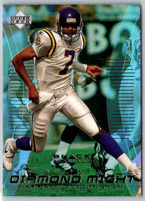 1999 Upper Deck Black Diamond Randall Cunningham #DM8