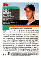 2000 Topps Traded & Rookies Todd Moser #T7 Rookie