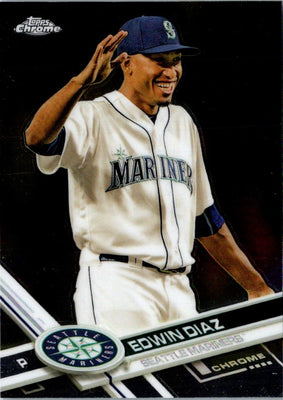 2017 Topps Chrome Edwin Diaz #195