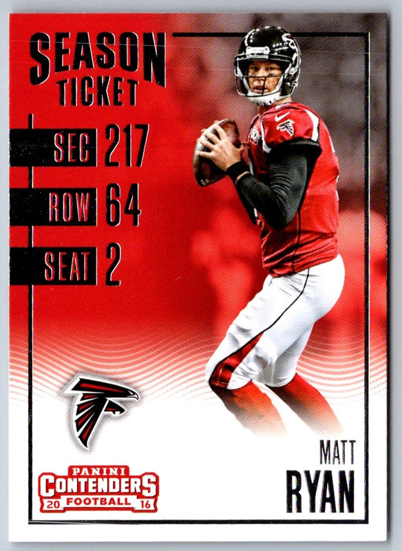 2016 Panini Contenders Matt Ryan #39