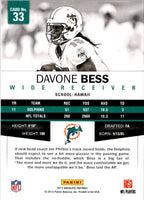 2012 Panini Absolute Davone Bess #33