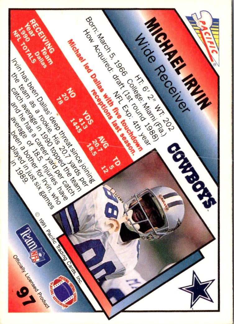 1991 Pacific Michael Irvin