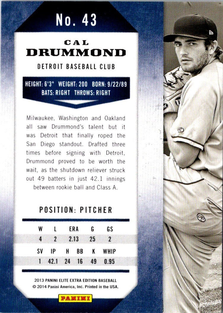 2013 Panini Elite Extra Edition Cal Drummond