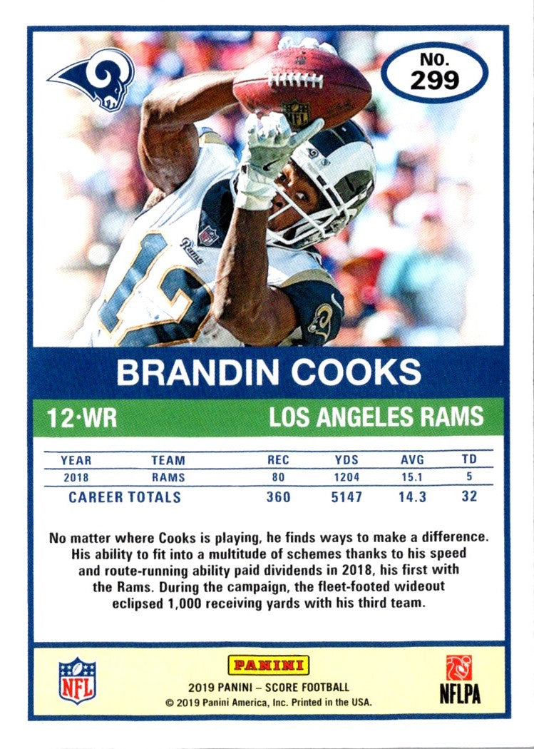 2019 Score Brandin Cooks