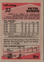 1989 Topps Petri Skriko #33