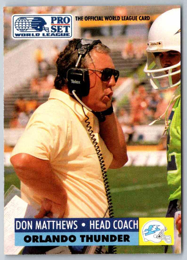 1991 Proset World League Don Matthews #122