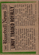 1974 Topps Traded Lindy McDaniel