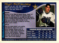 1997 Bowman CHL Alyn McCauley #5