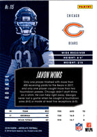 2018 Panini Absolute Javon Wims #115 Rookie