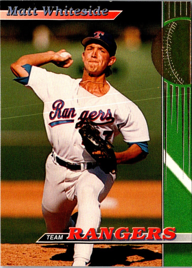 1993 Stadium Club Texas Rangers Matt Whiteside