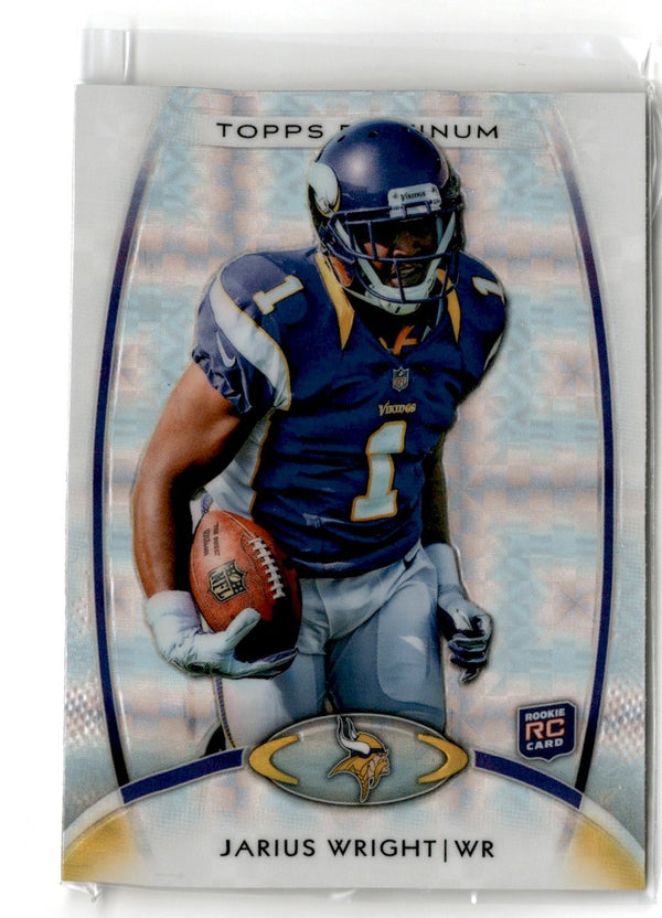 2012 Topps Platinum Jarius Wright #135 Rookie Refractor