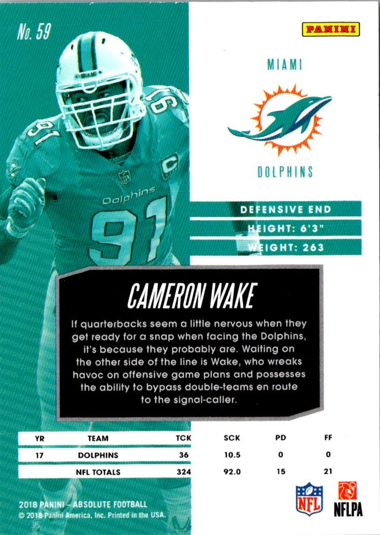 2018 Panini Absolute Cameron Wake