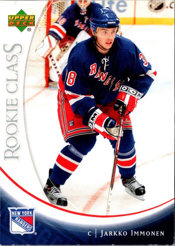 2006 Upper Deck Rookie Class Box Set Jarkko Immonen #21