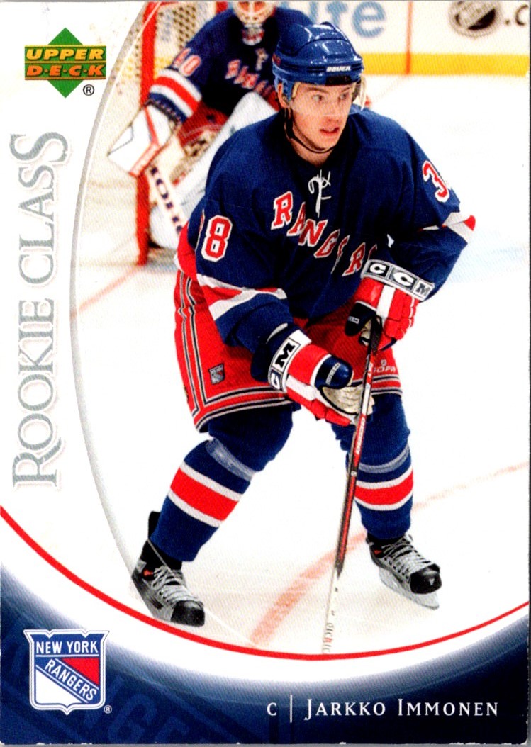 2006 Upper Deck Rookie Class Box Set Jarkko Immonen