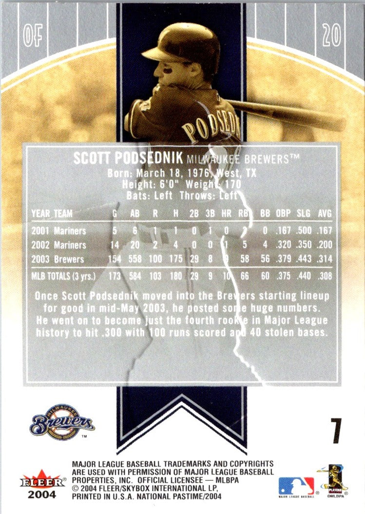 2004 Fleer Scott Podsednik