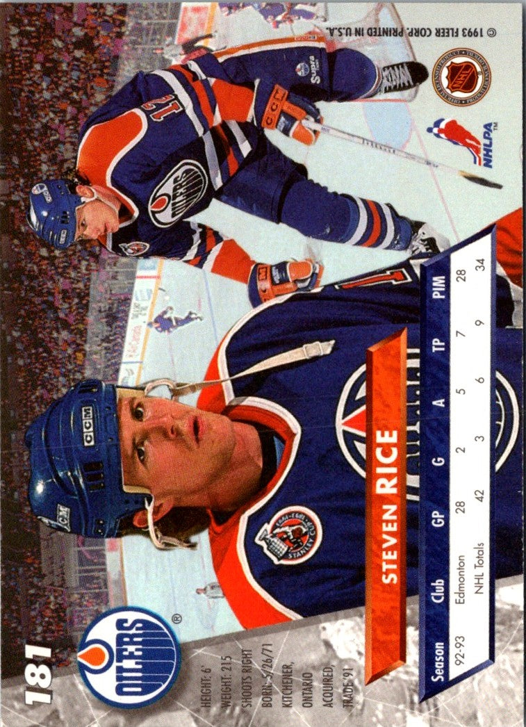 1993 Ultra Steven Rice