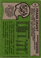 1978 Topps Frank Grant #91