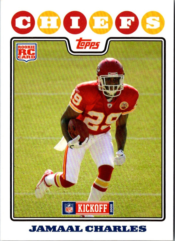 2008 Topps Kickoff Jamaal Charles #182 Rookie