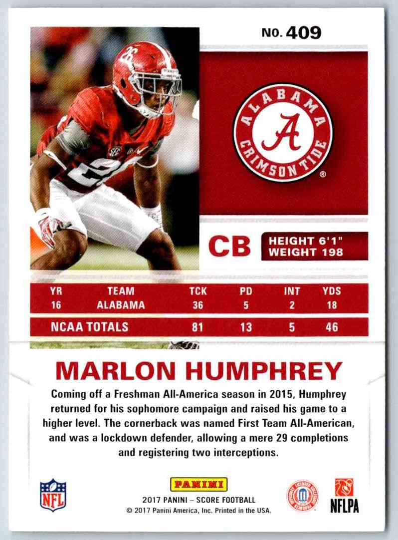 2017 Score Marlon Humphrey