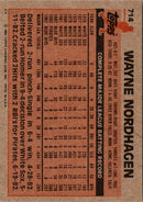 1983 Topps Wayne Nordhagen