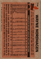 1983 Topps Wayne Nordhagen #714 EX